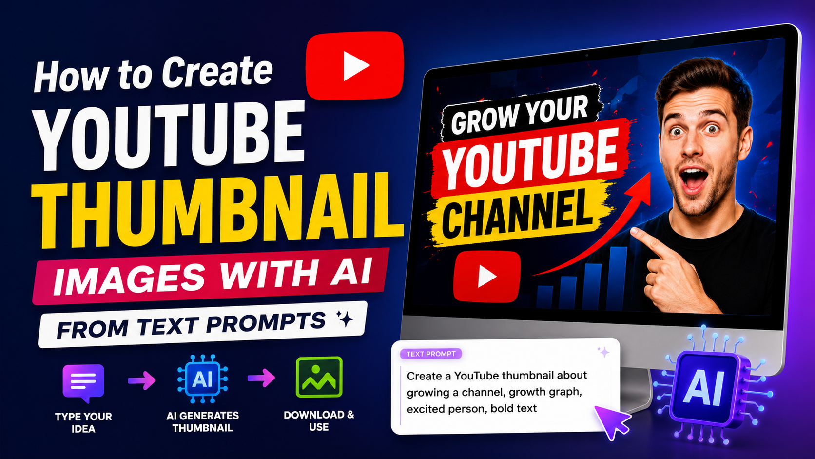 How to Create YouTube Thumbnail Images With AI From Text Prompts